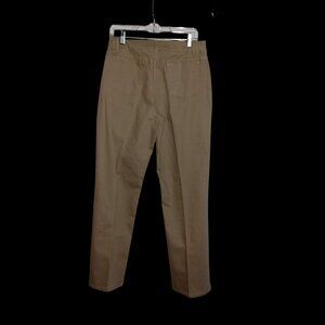 Christopher Banks Womens Tan Wide Leg Preppy Classic Soft Stretch Pants Size 6